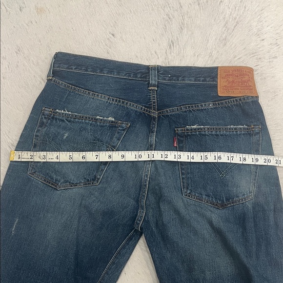 LEVIS 501XX Men's selvedge denim - distressed - Picture 14 of 15